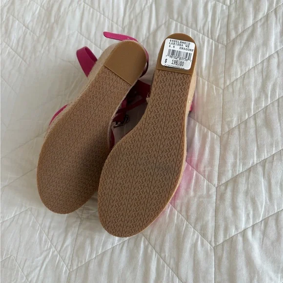 Michael Kors Larissa Fuchsia Wedge Espadrilles - Picture 4 of 5